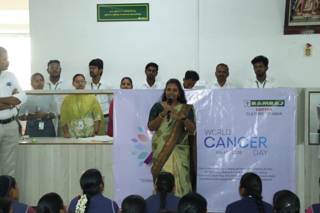 Cancer Awareness Program at Ramraj Cotton Mill